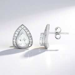 Orecchini in argento con Zircone (de Melo Essence)