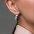 Boucles d'oreilles en argent et Topaze blanche