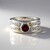 Anello in argento con Rodolite (Granulieren)