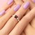 Indian Garnet Silver Ring