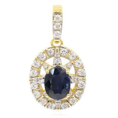 Ciondolo in oro con Zaffiro Blu (Remy Rotenier)