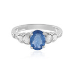 Anello in argento con Fluorite Cangiante