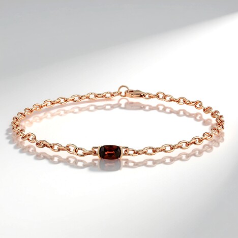 Bracciale in argento con Zircone Rosa