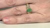 Gouden ring met een AAA Zambia smaragd (de Melo)