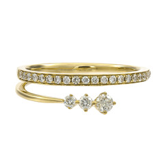 Bague en or et Diamant SI2 (H) (CIRARI)