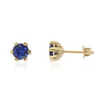 Orecchini in oro con Tanzanite AAA (de Melo)
