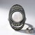 Anello in argento con Pietra di Luna Arcobaleno (Annette classic)