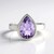 Anello in argento con Ametista Rose de France (MONOSONO COLLECTION)