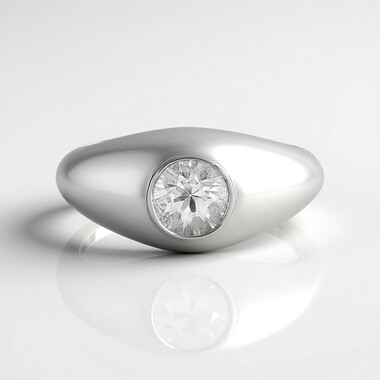 Anillo en plata con Zircón