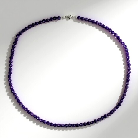 Collana in argento con Ametista Zambiana