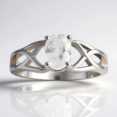 Anello in argento con Zircone