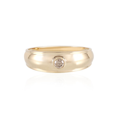 I2 Schokoladen-Brillant-Goldring