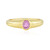 Zilveren ring met een Ceylon roze saffier