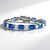 Bracciale in argento con Fluorite Cangiante