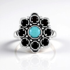 Anello in argento con Turchese Sleeping Beauty