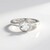 Anello in argento con Topazio Bianco