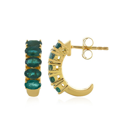 Grandidierit-Silberohrringe