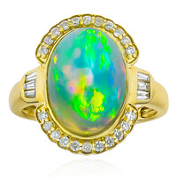 Anello in oro con Opale di Welo (CIRARI)