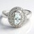 Anello in argento con Berillo Fancy