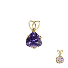 Amethyst-Goldanhänger (dagen)