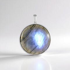 Ciondolo in argento con Labradorite (Adela Silber)
