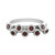 Mahogany Zircon Silver Ring (SAELOCANA)