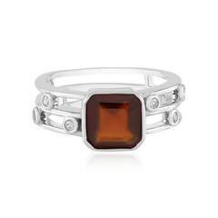 Anillo en plata con Granate Hesonita (de Melo Essence)
