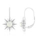 Boucles d'oreilles en argent et Opale Welo
