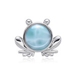 Larimar-Silberanhänger