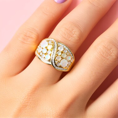 Welo-Opal-Silberring