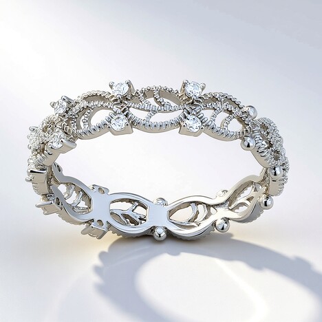 Anello in argento con Zircone