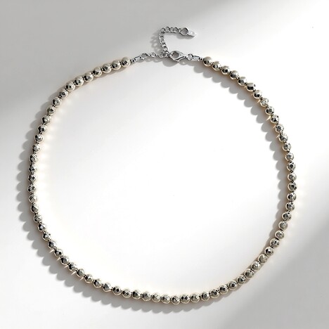 Collana in argento con Ematite Argentata