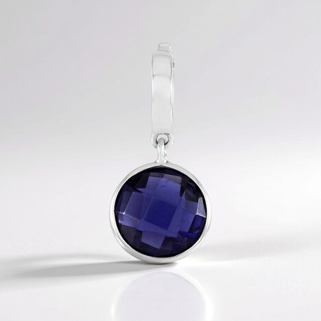 Ciondolo in argento con Iolite