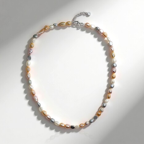 Collier en argent et Perle de culture d'eau douce (TPC)