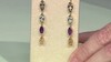 Pendientes en plata con Amatista verde (de Melo Essence)