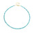 Collar en plata con Apatita azul