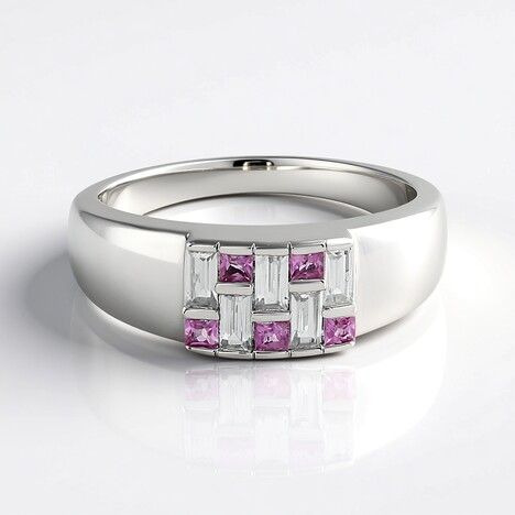 Anello in argento con Zircone (Adela Silber)