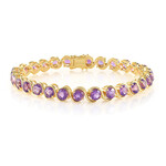 Marokkanischer Amethyst-Silberarmband