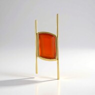 Colgante en plata con Ónix rojo (MONOSONO COLLECTION)