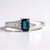 Anello in oro con Zaffiro Ceylon Blu