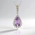 Collana in argento con Quarzo Lavanda (Dallas Prince Designs)