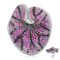 Gouden ring met roze saffieren (Nara Jewelry)