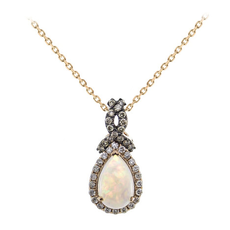 Australischer Opal-Goldhalskette (CIRARI)