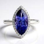 Anillo en oro con Tanzanita AAA (CIRARI)