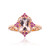 14K AAA Morganite Gold Ring (CIRARI)
