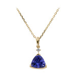 AAA-Tansanit-Goldhalskette (CIRARI)