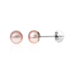 Boucles d'oreilles en argent et Perle de culture d'eau douce