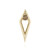 Pendentif en or et Diamant champagne I3 (de Melo Gold)