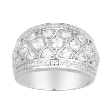 Anello in argento con Zircone