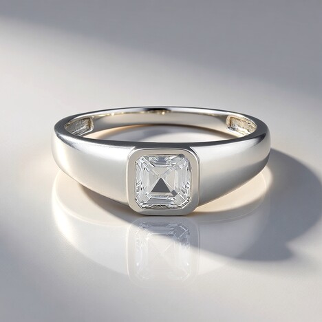 Anello in argento con Zircone